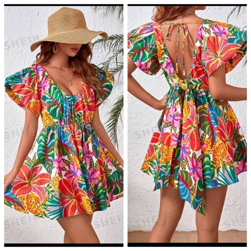 New Tropical Mini dress- VCAY
